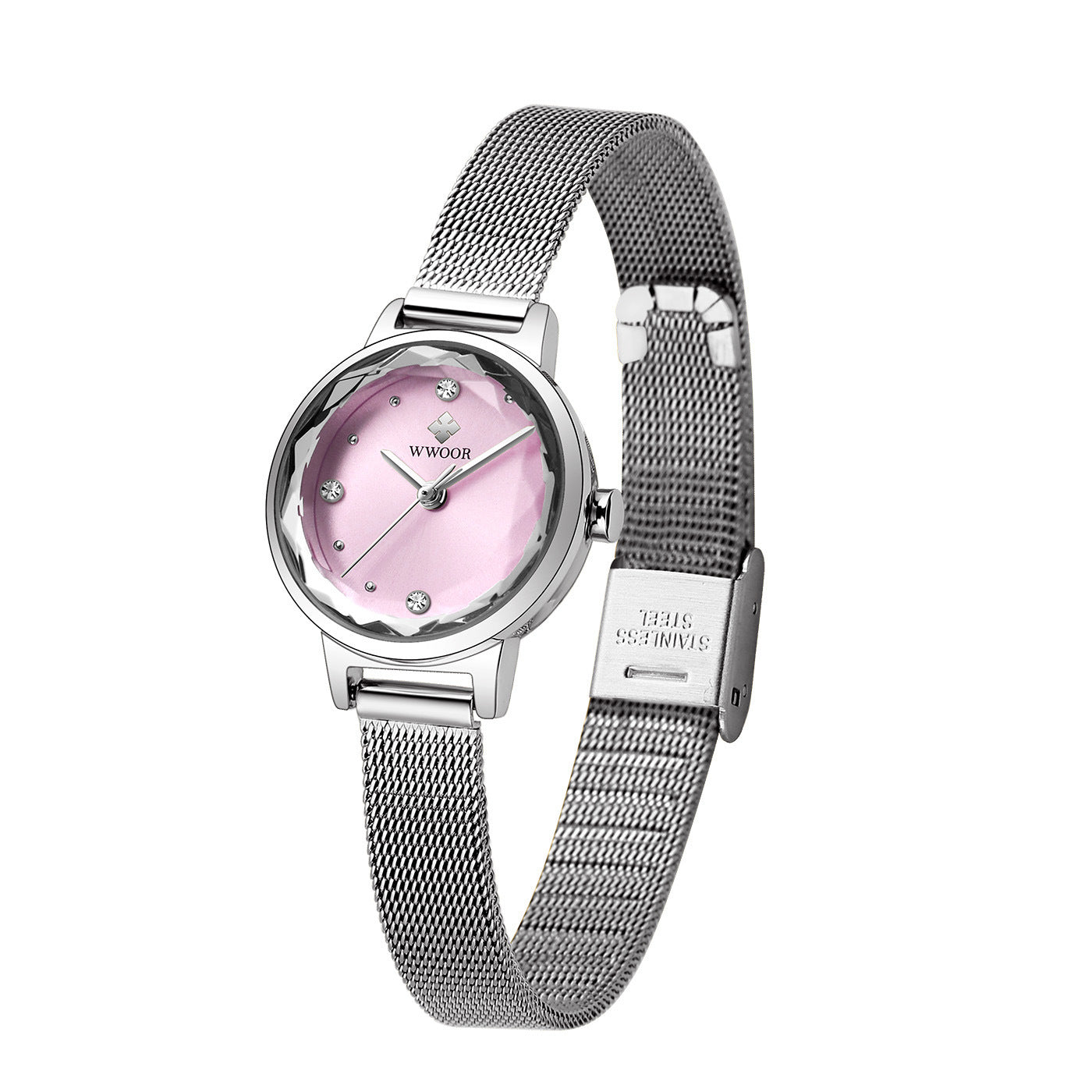 Fashion Simple Women's Quartz Watch Mesh Strap