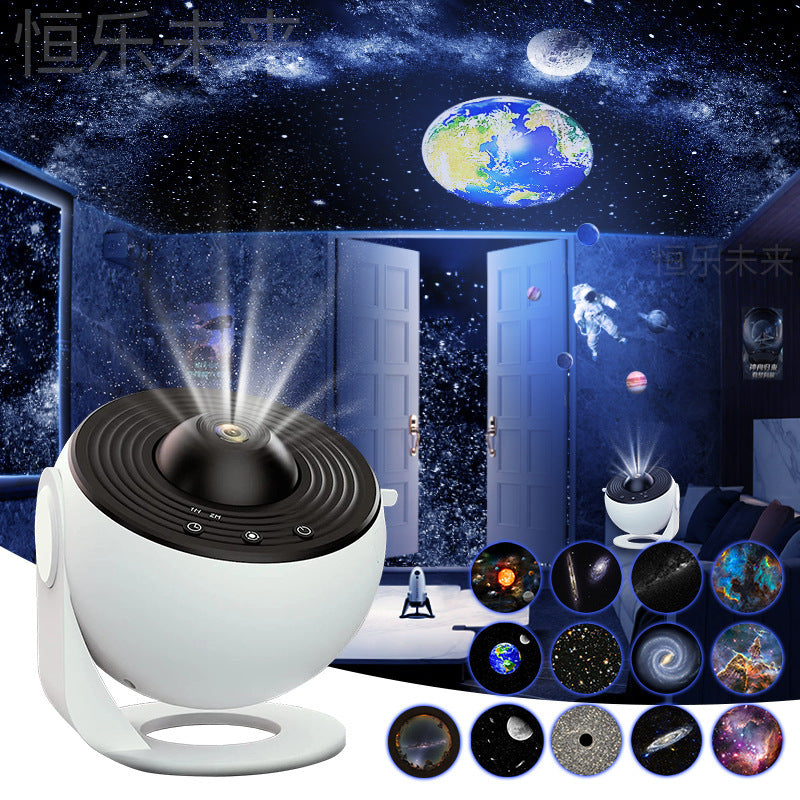 Night Light Galaxy Projector Starry Sky Projector 360 Rotate Planetarium Lamp For Kids Bedroom Valentines Day Gift Wedding Deco