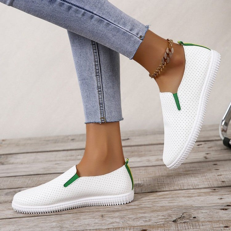 Fashion Hollowed-out Women's Casual Flat Shoes