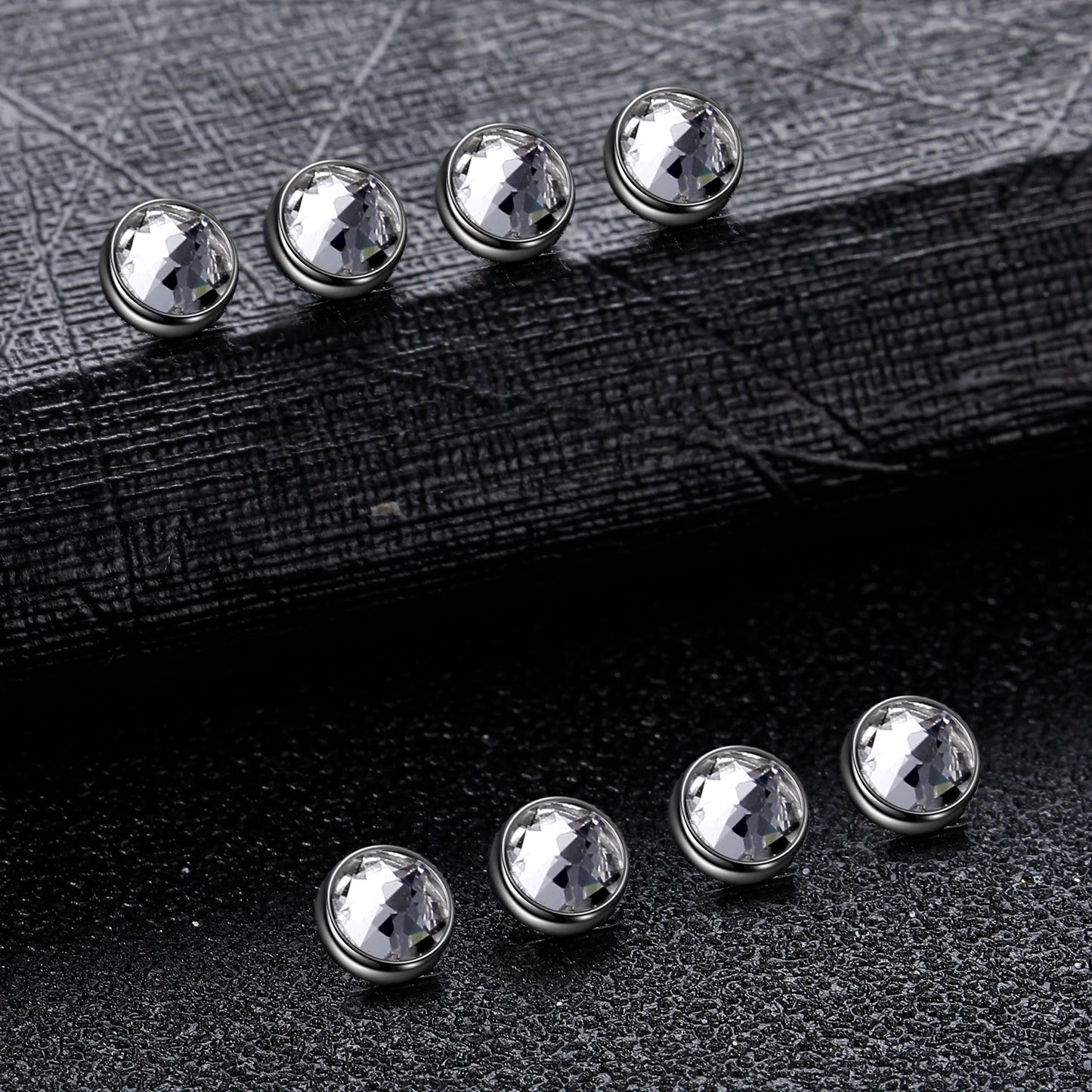 1PC Titanium Microdermal Piercing Surface Internally Threaded Gem Ends Dermal Skin Diver Hide in  Medusa Piercing Body Jewelry