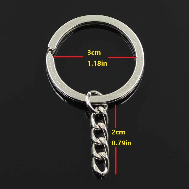 New Fashion Keychain 30x22mm Cat Pendants DIY Men Jewelry Car Key Chain Ring Holder Souvenir For Gift