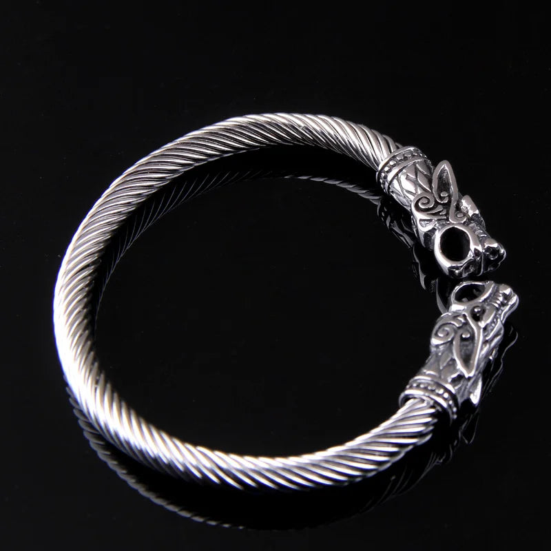 stainless steel Dragon Bracelet Jewelry Fashion Accessories Viking Bracelet Men Wristband Cuff Bracelets For Women Bangles