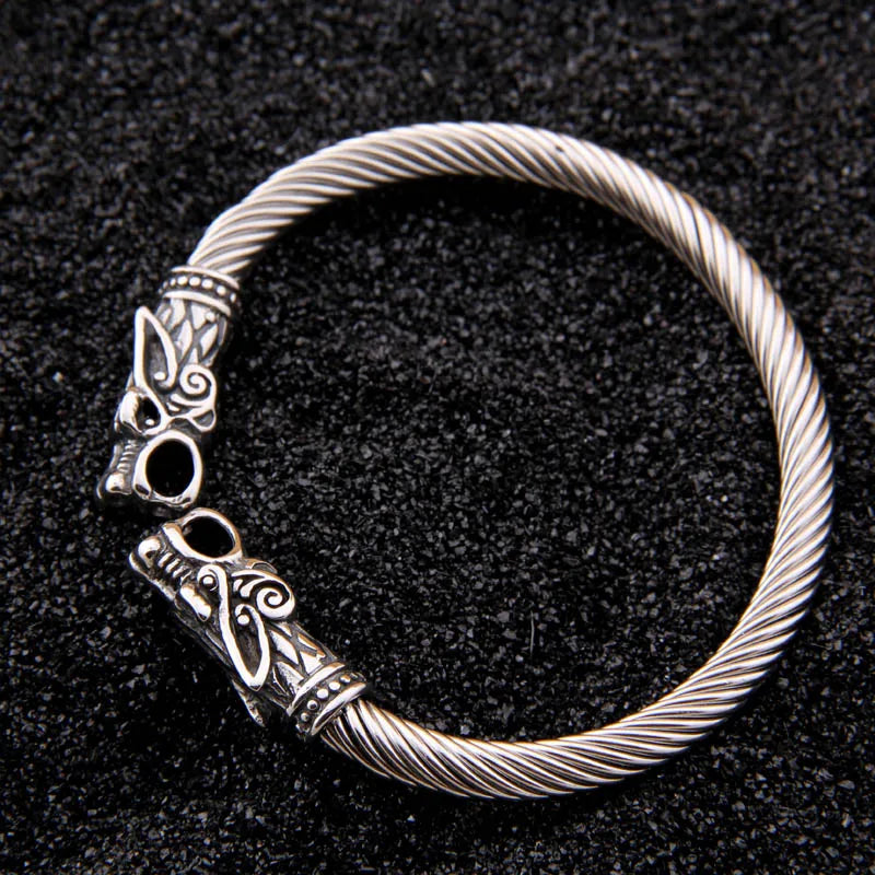 stainless steel Dragon Bracelet Jewelry Fashion Accessories Viking Bracelet Men Wristband Cuff Bracelets For Women Bangles