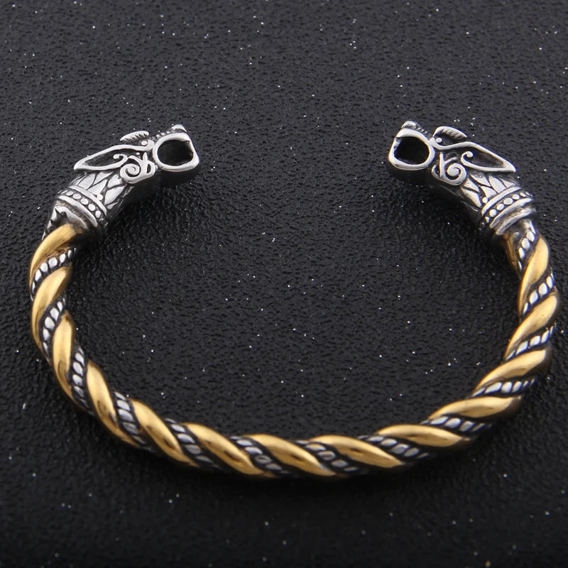 stainless steel Dragon Bracelet Jewelry Fashion Accessories Viking Bracelet Men Wristband Cuff Bracelets For Women Bangles