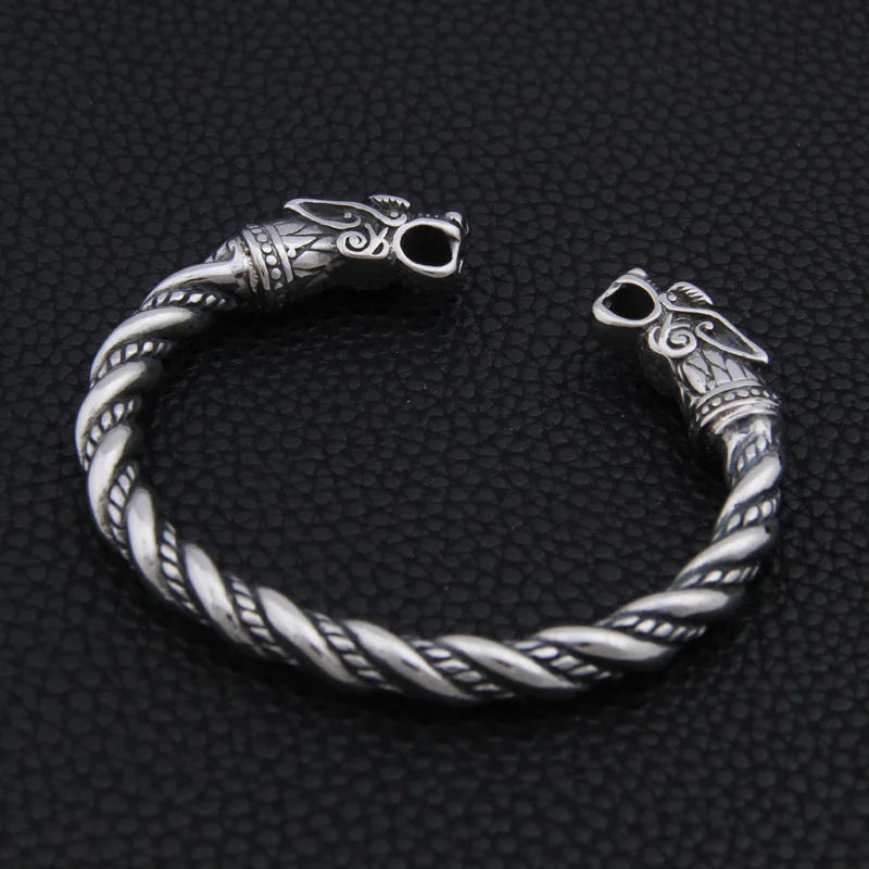 stainless steel Dragon Bracelet Jewelry Fashion Accessories Viking Bracelet Men Wristband Cuff Bracelets For Women Bangles