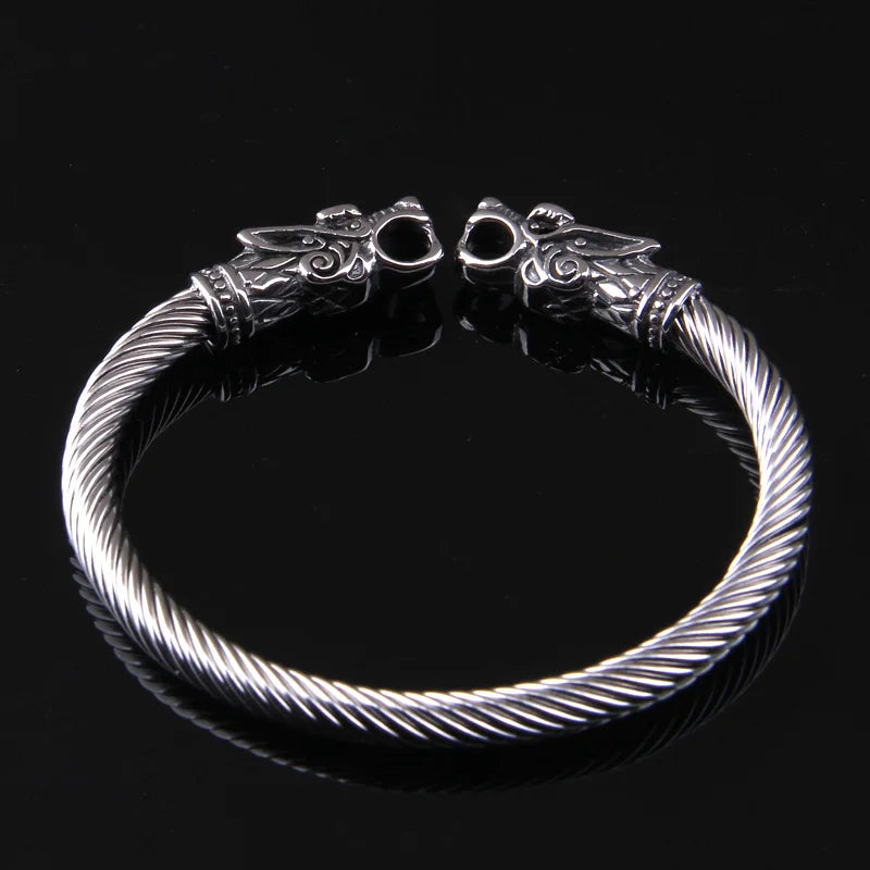 stainless steel Dragon Bracelet Jewelry Fashion Accessories Viking Bracelet Men Wristband Cuff Bracelets For Women Bangles