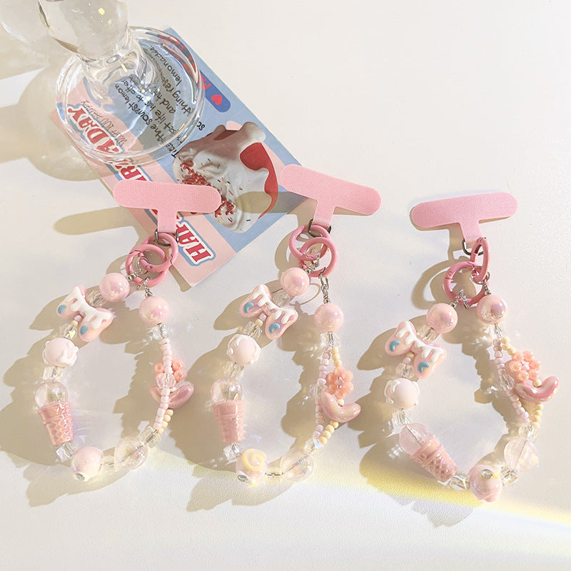 Sweet Ins Ice Cream Bracelet DIY Mobile Phone Lanyard