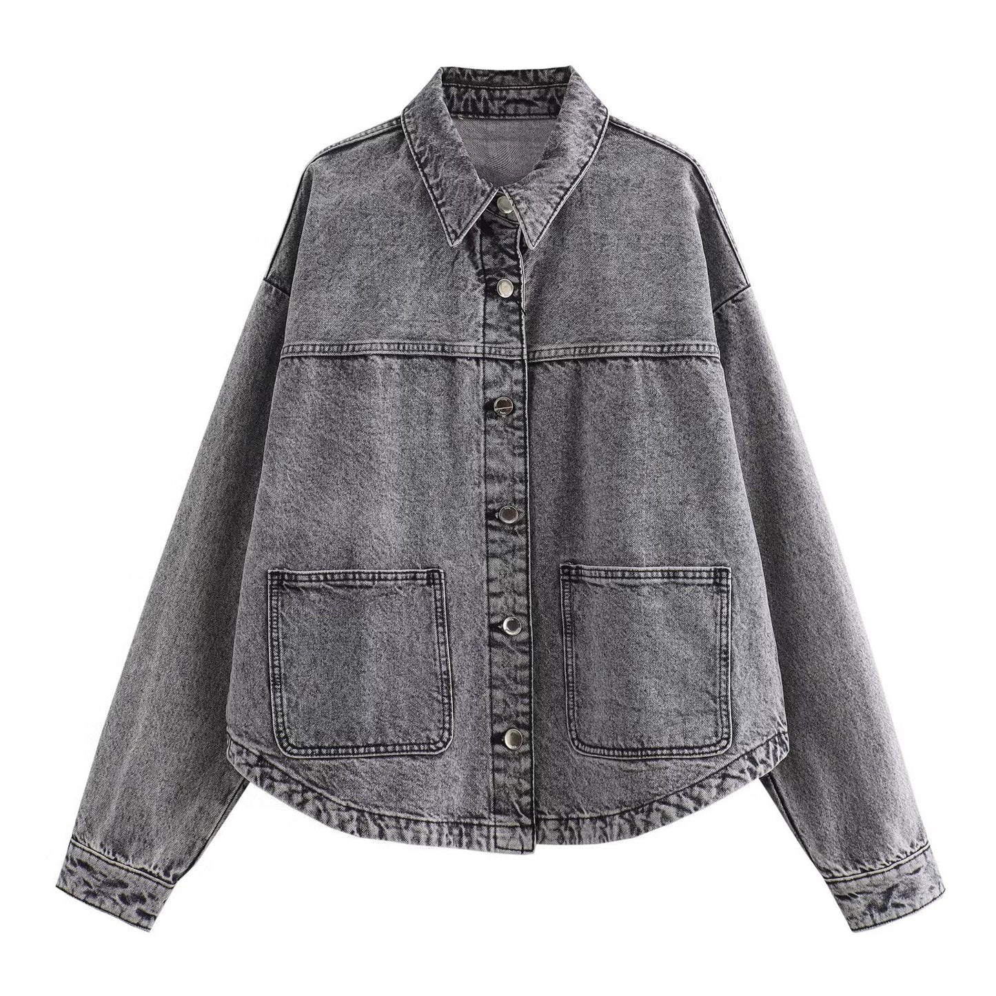 Women's Street Fashion Denim Shirt Jacket