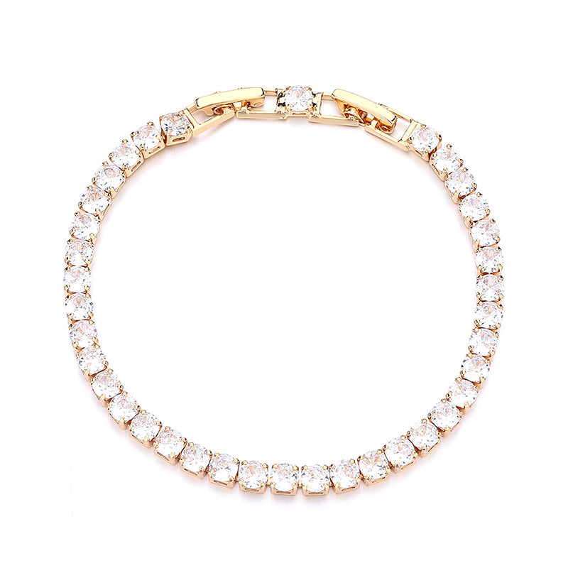 Women's Single Row Full Diamond Bracelet