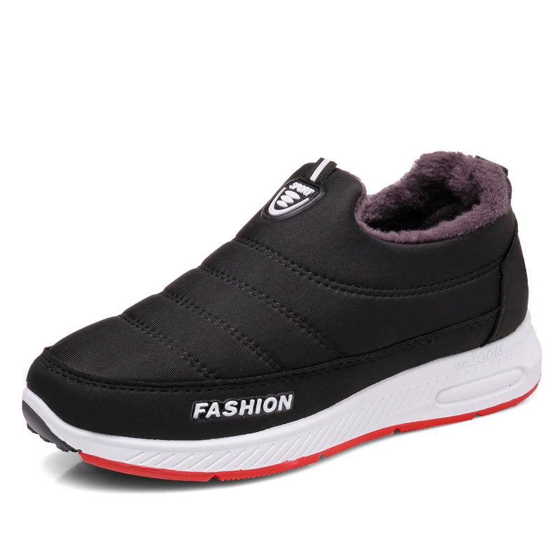 Winter Cotton Shoes Women's Old Beijing Cloth Shoes Fleece-lined