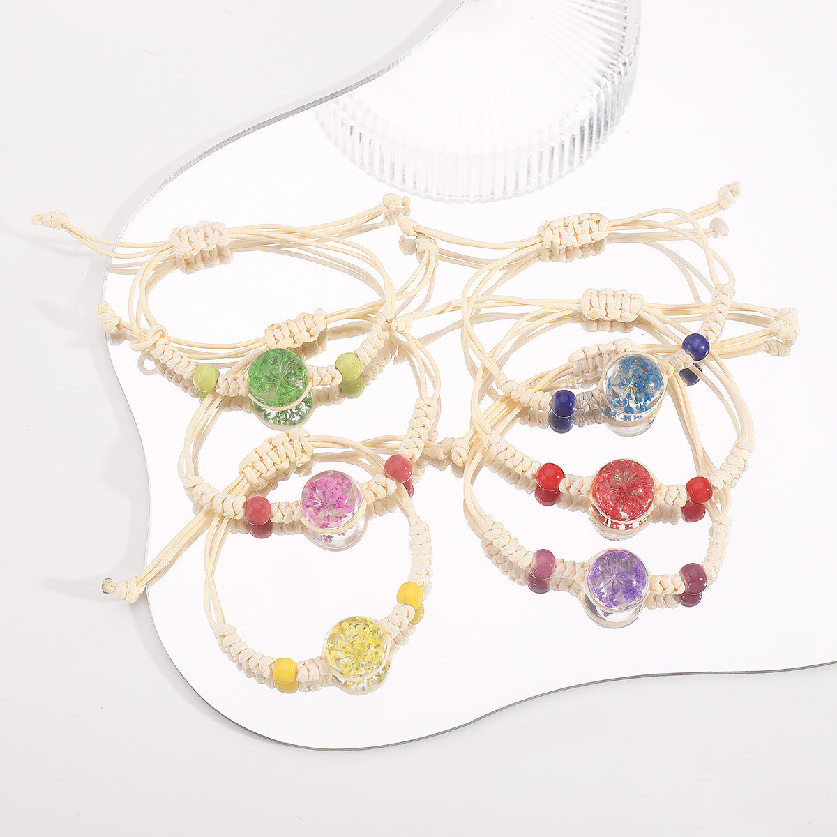 Simple Design Starry Dried Flower Bracelet Sweet Beauty