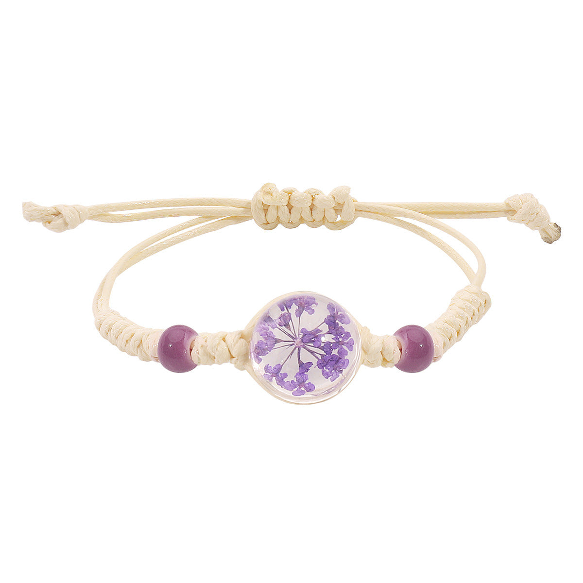 Simple Design Starry Dried Flower Bracelet Sweet Beauty