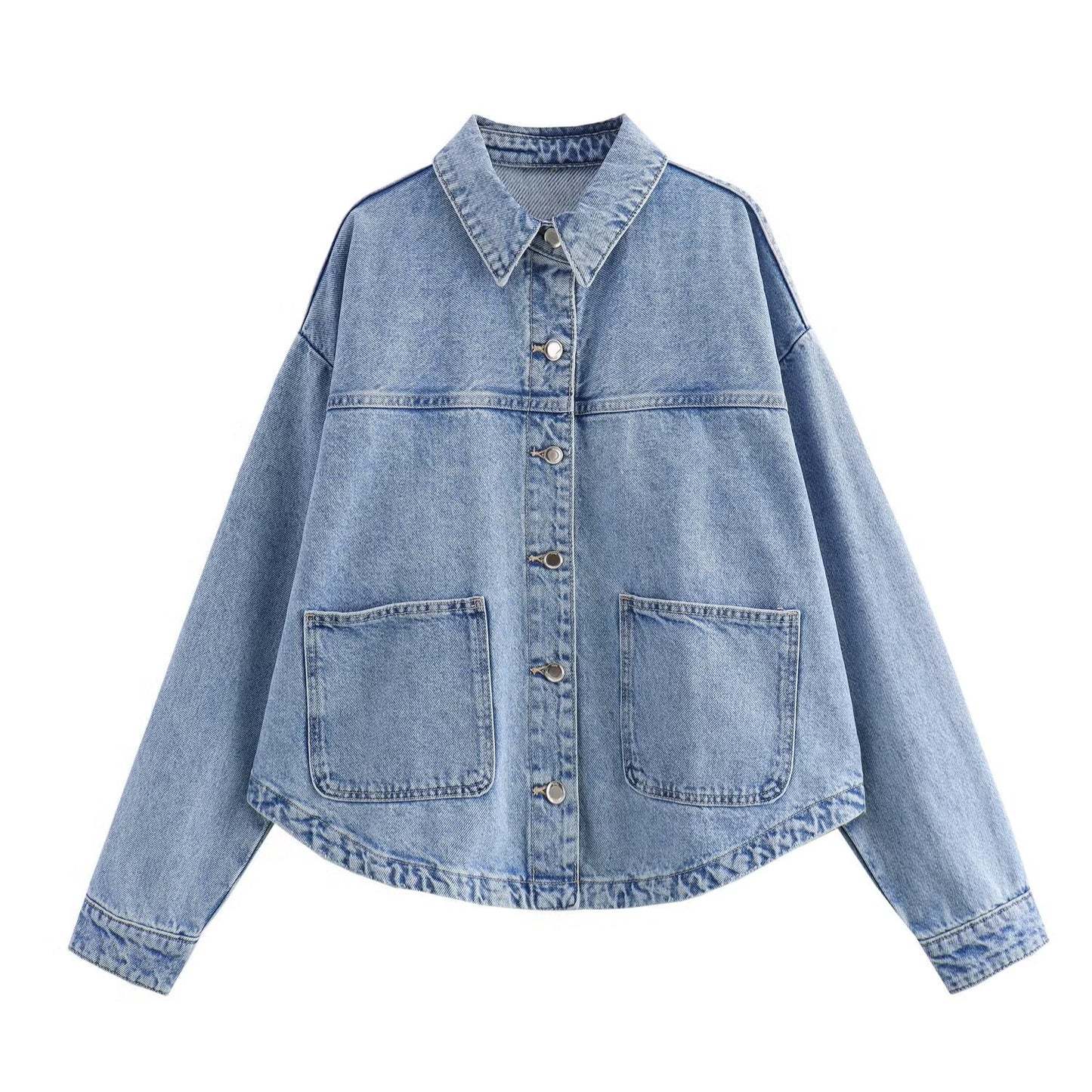 Women's Street Fashion Denim Shirt Jacket