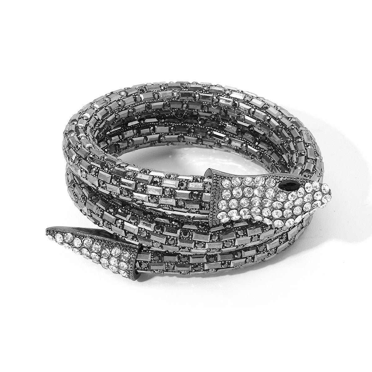 Splendid Diamond Snake-shaped Fashion Bracelet Creative