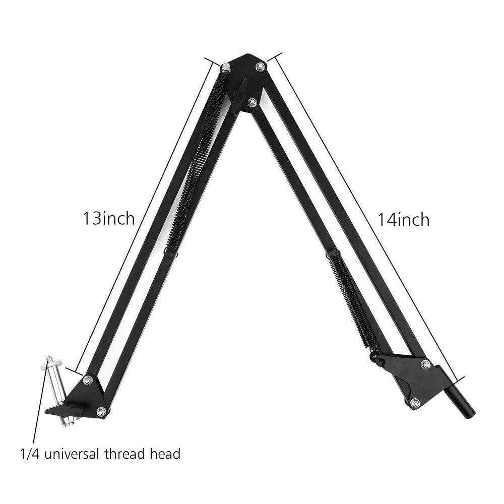 Camera Phone Tripod Table Stand with Phone Clip Ballhead Overhead Shoting Magic Arm for Smarthone Camera Video Light Live Stream