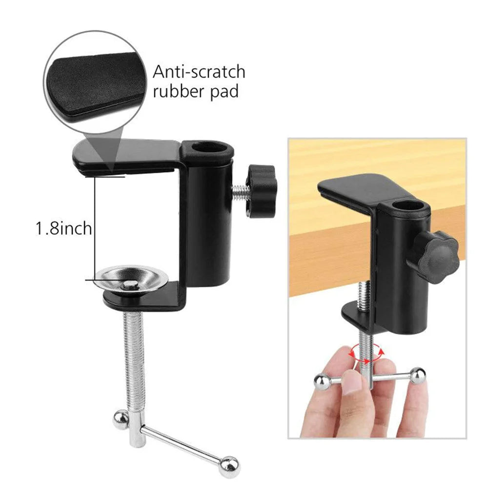 Camera Phone Tripod Table Stand with Phone Clip Ballhead Overhead Shoting Magic Arm for Smarthone Camera Video Light Live Stream