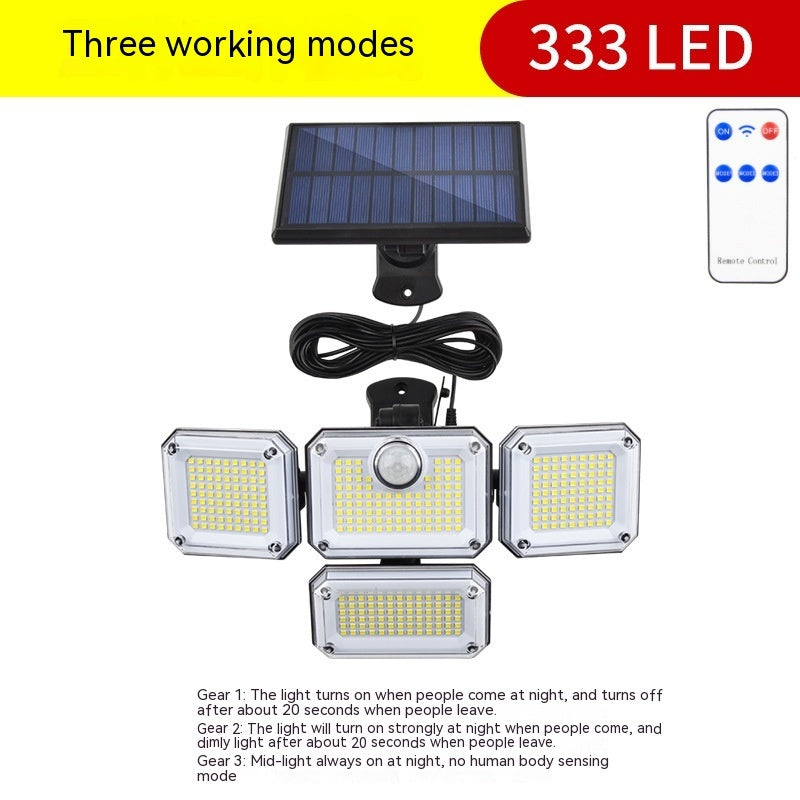 Solar Garden Lamp Outdoor Infrared Sensor Lamp