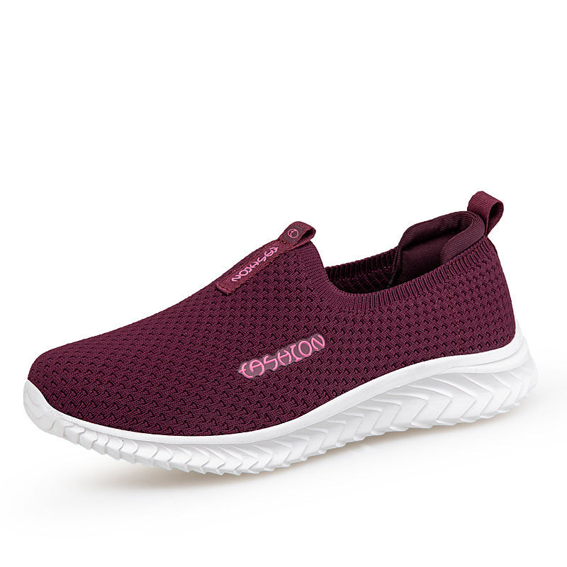 Women's Sports Leisure Dad's Soft Sole Walking Mesh Shoes