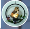 Solar Resin Owl Chandelier Outdoor Garden Iron Decoration Chandelier LED Landscape Light