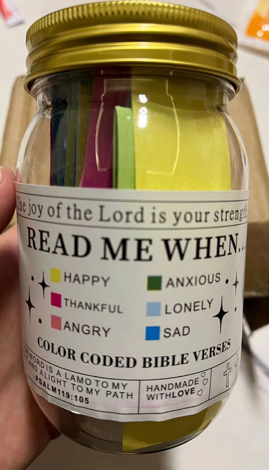 Bible Verses In A Jar Christian Gifts