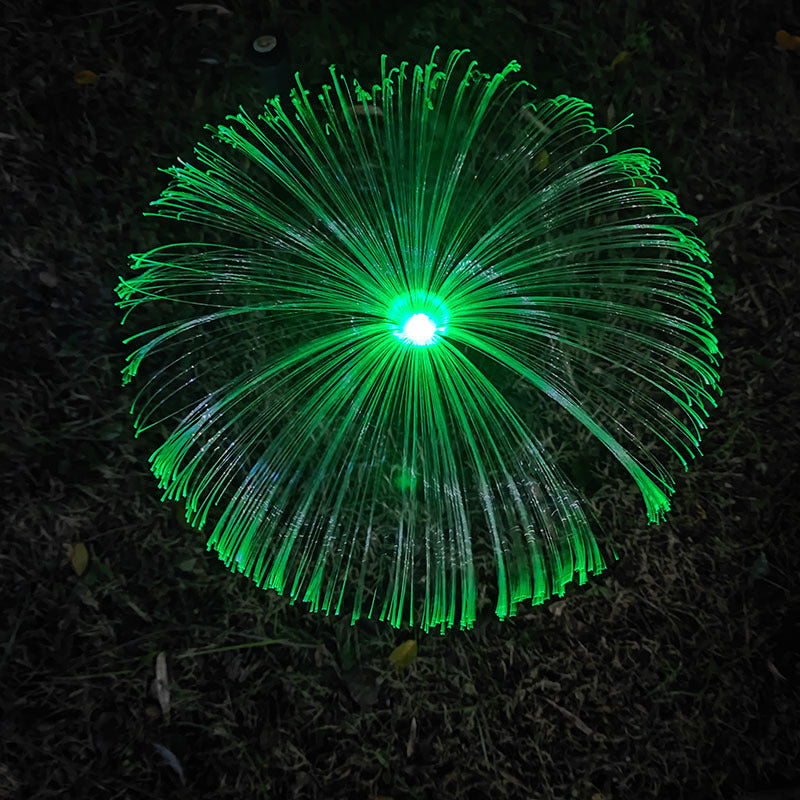 Solar Jellyfish Light Fiber Optic Courtyard Christmas Decoration