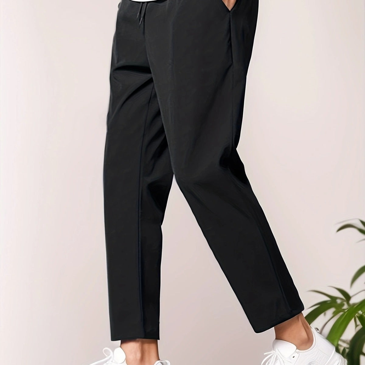 Autumn Leisure Slim-fitting Ankle Length Trousers