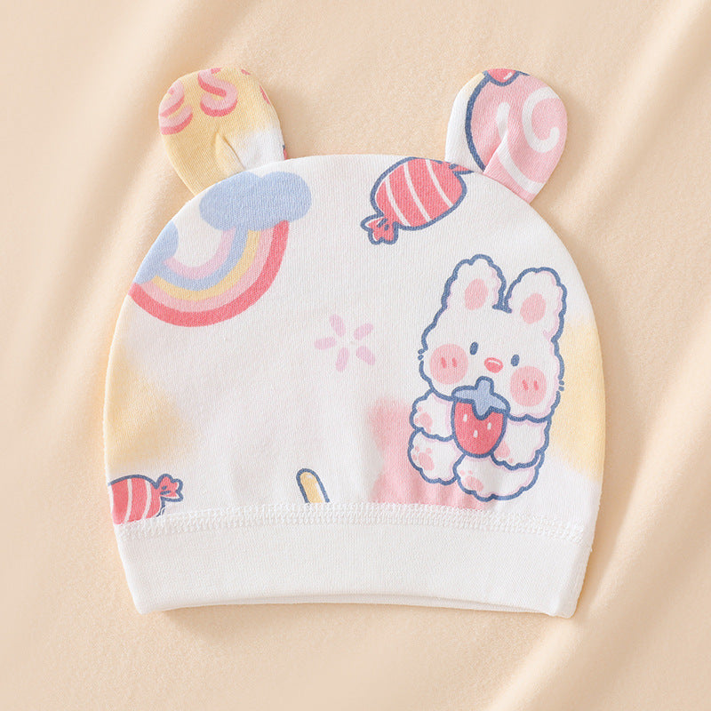 Baby Hat Cotton Protective Door Double Layer