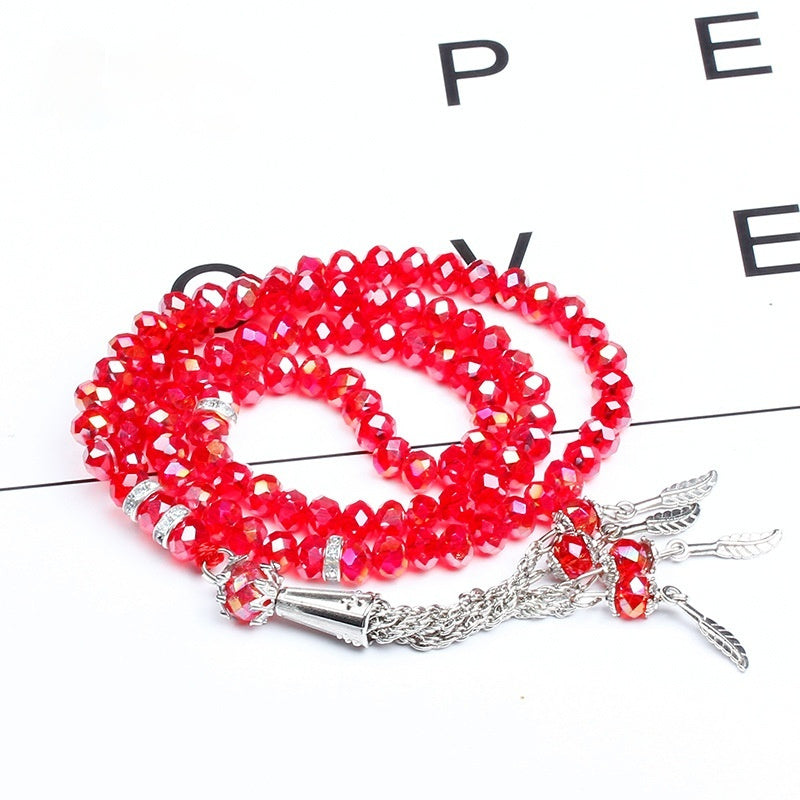 Cut Crystal 99 PCs Rosary Bracelet