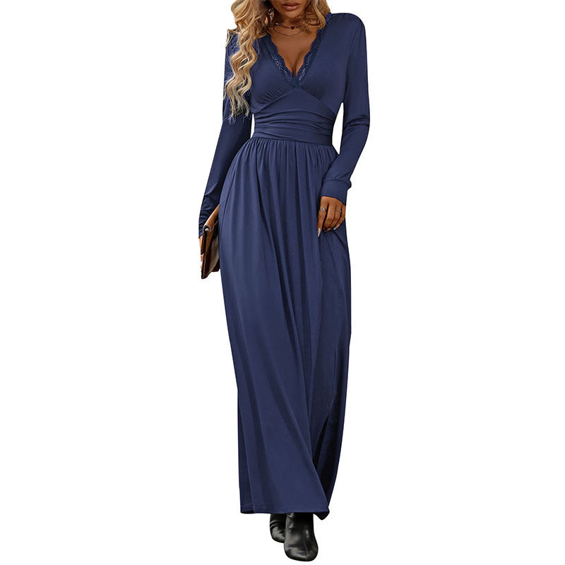 Women's Wear Slit Slim-fitting Dress