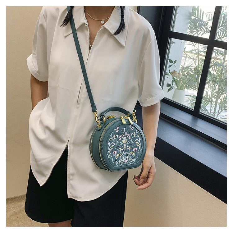 Women's Advanced Texture Trendy Artistic Chinese Style Shoulder Messenger Bag