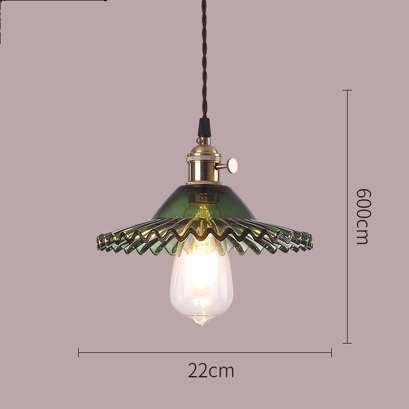 Nordic Minimalist Glass Chandelier Old Shanghai Retro