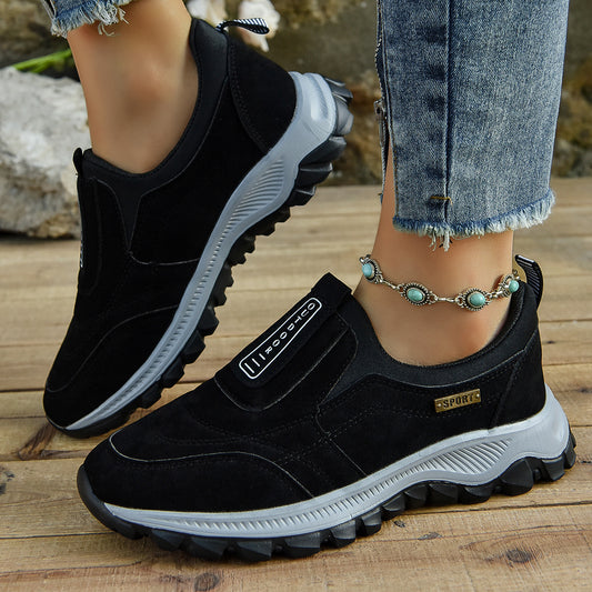 Outdoor Slip-on Sports Shoes Comfortable Walking Running Sneakers Women