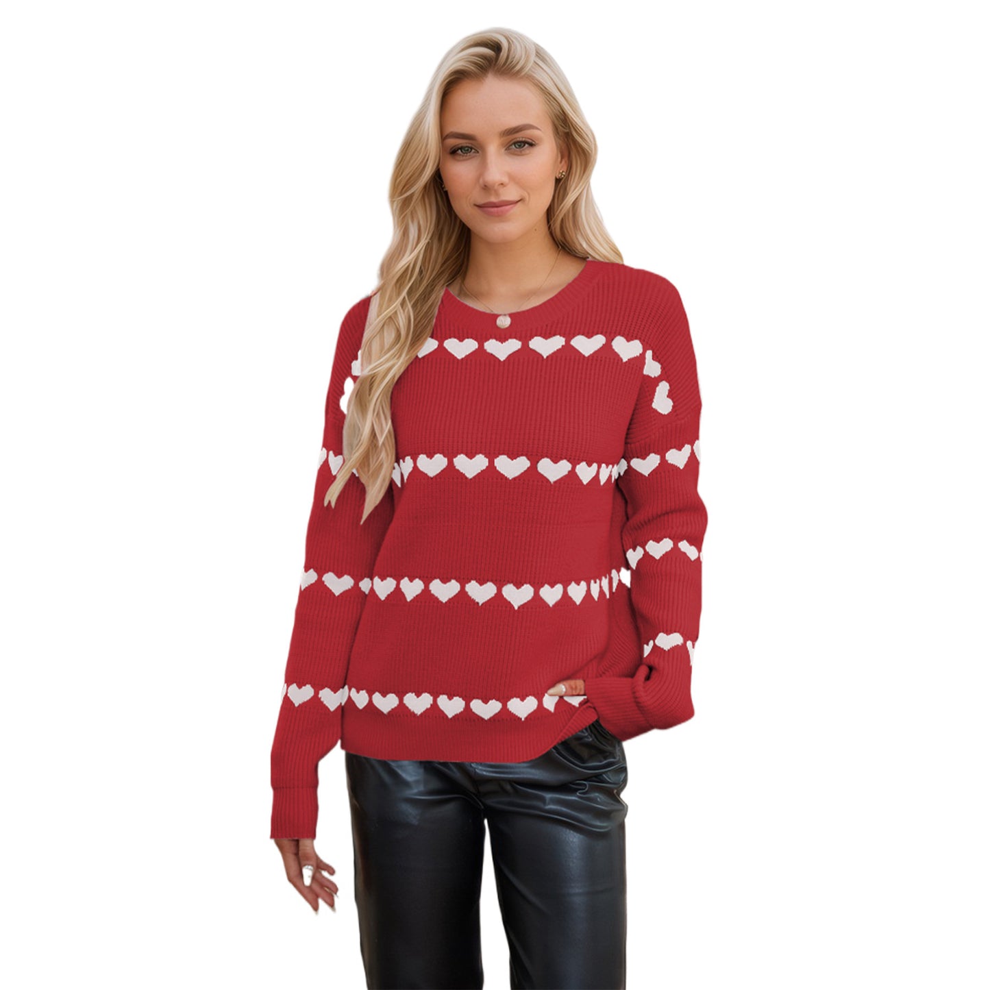 Valentine's Day Love Pullover Women's Knitwear