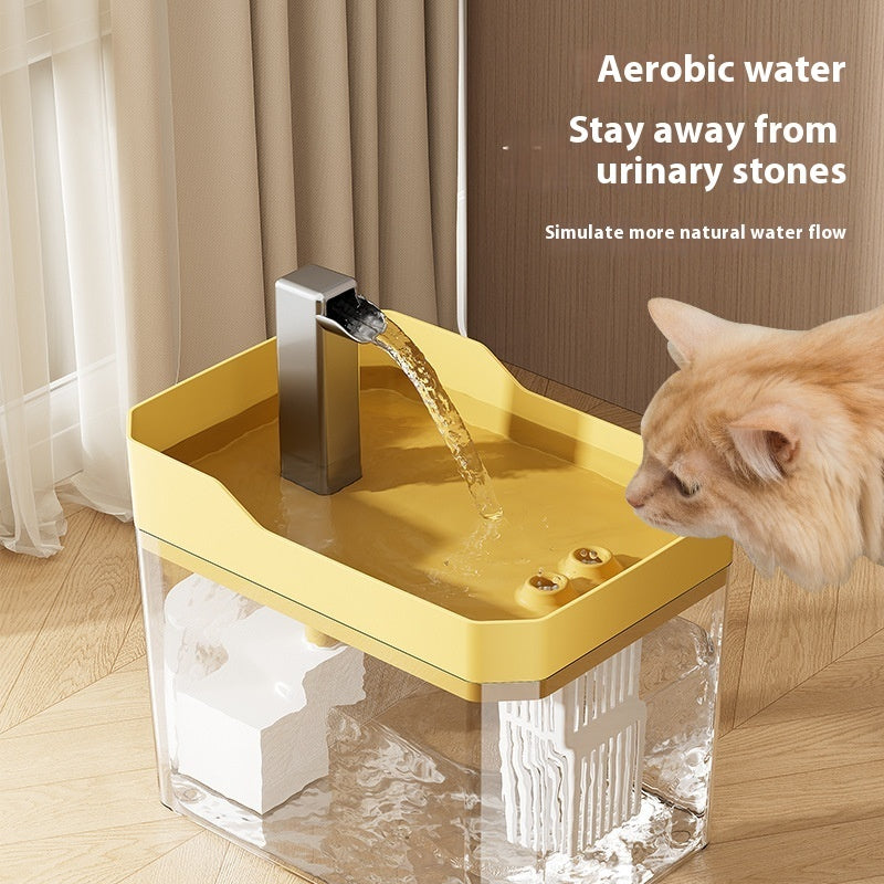 Pet Automatic Water Dispenser Filter Circulating Flowing Live Water Cat Water Fountain