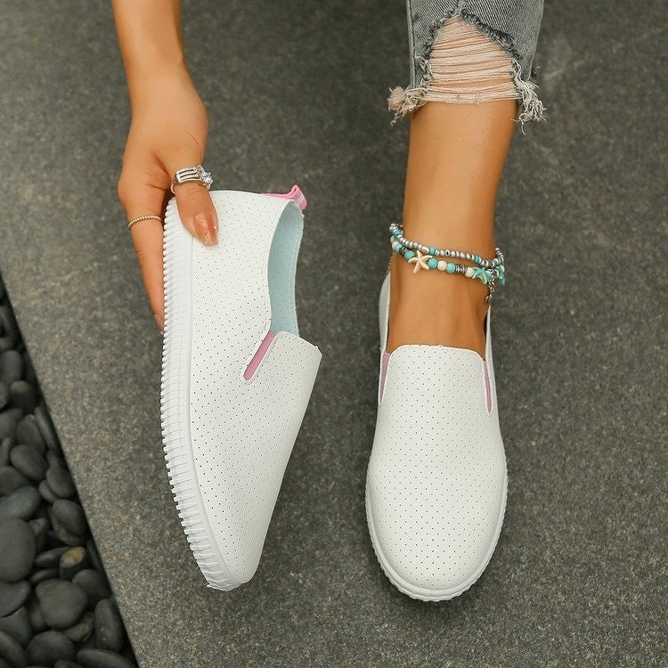 Fashion Hollowed-out Women's Casual Flat Shoes