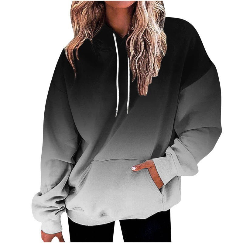 Women's Hooded Sweater Digital Printing