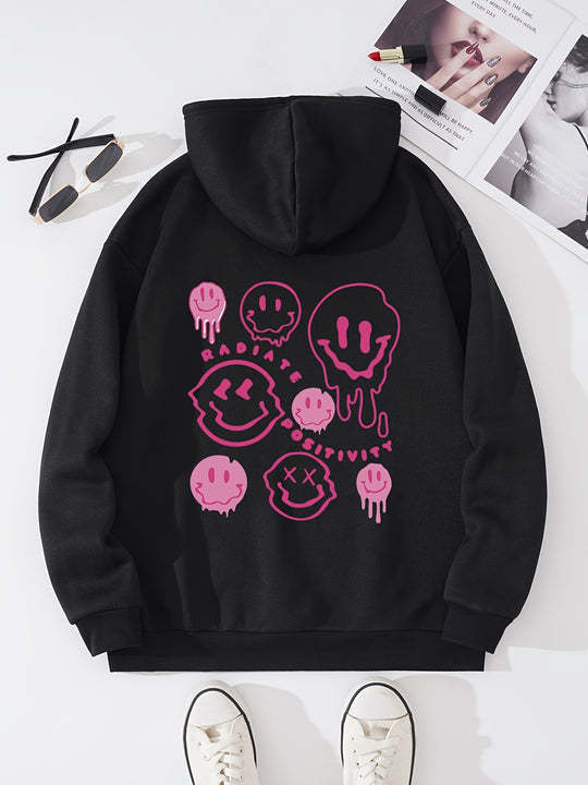 Women's Letter Print Casual Long-sleeved Hoodie