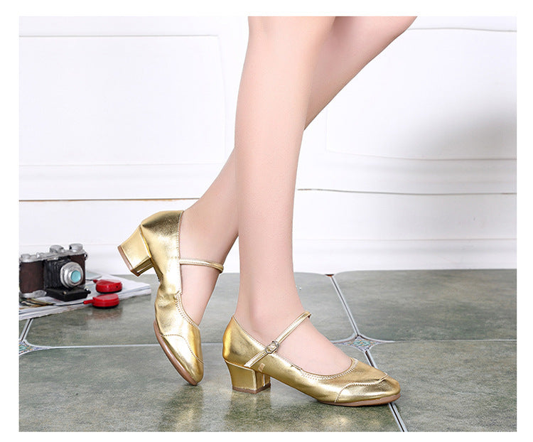 Thickening Wear-resistant Sole Dancing Soft Bottom Square Dance Shoes