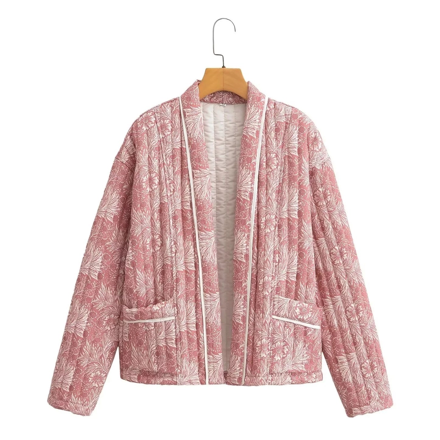 Fashion Women's Wear Printed Cotton Jacket