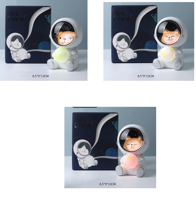 Starry sky animal atmosphere night light