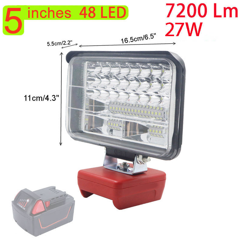 Outdoor Camping Engineering Lighting Shot Suitable For Milwaukee Mivoch Lithium Battery