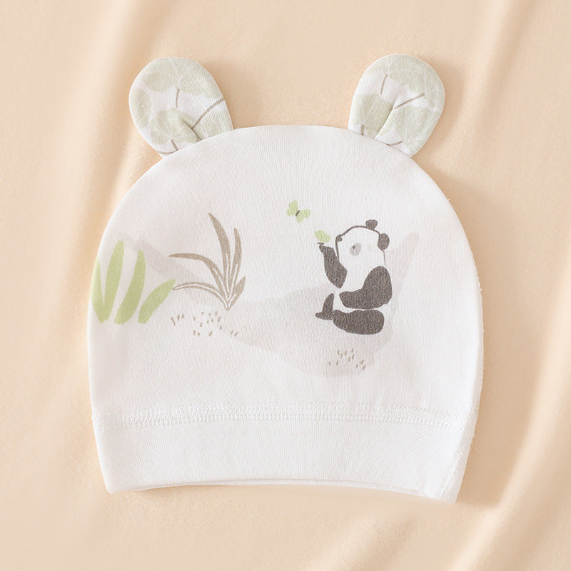 Baby Hat Cotton Protective Door Double Layer