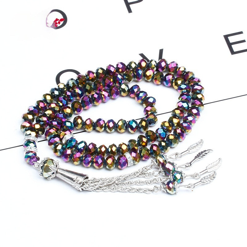 Cut Crystal 99 PCs Rosary Bracelet