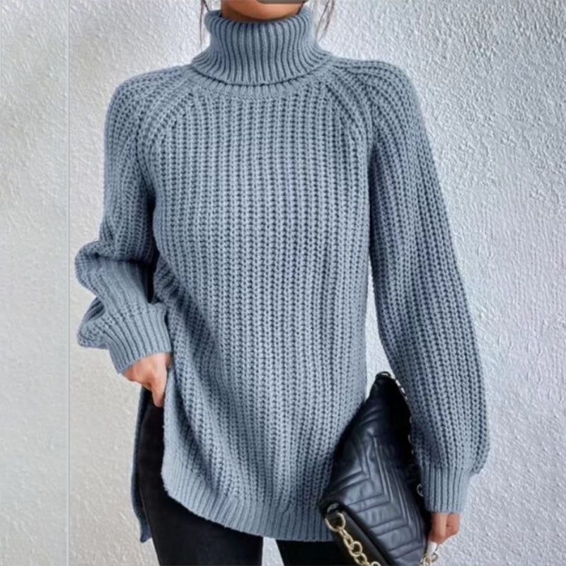 Woolen Sweater Fashion High Collar Thick Sweater