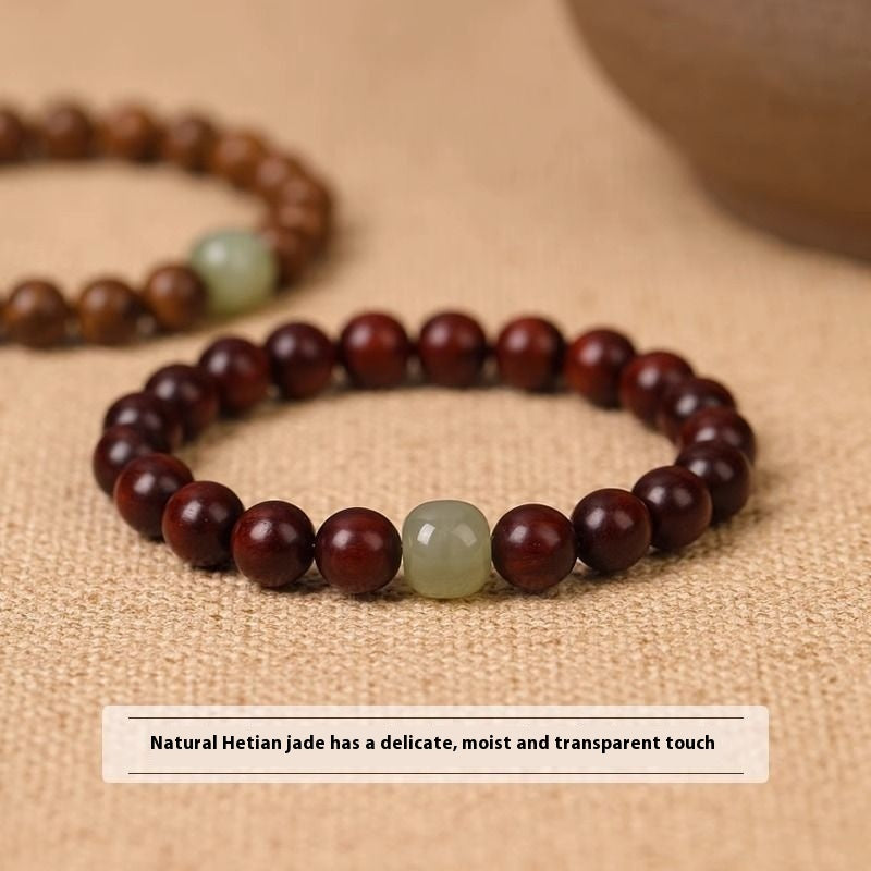 Natural Pterocarpus Santalinus Bracelet For Men And Women Couple