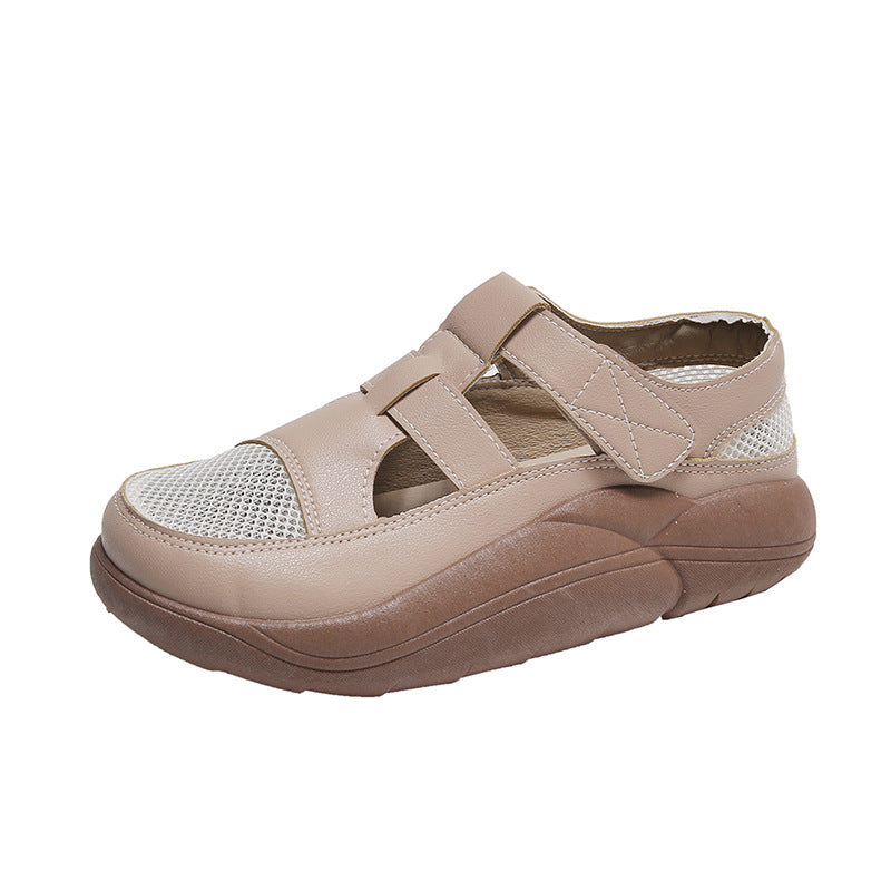 Summer New Women's Mesh Surface Shoes Velcro