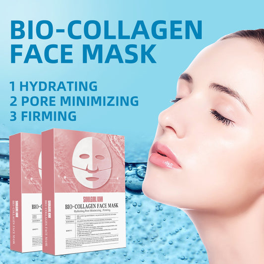 White To Transparent Collagen Split Mask Soluble Ice Mask