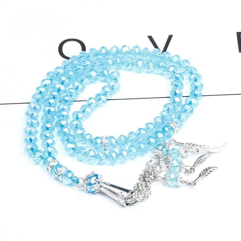 Cut Crystal 99 PCs Rosary Bracelet