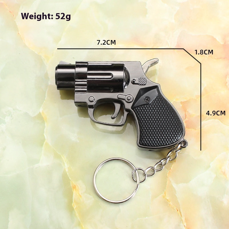 Metal Keychains Gas Windproof Toy Lighter