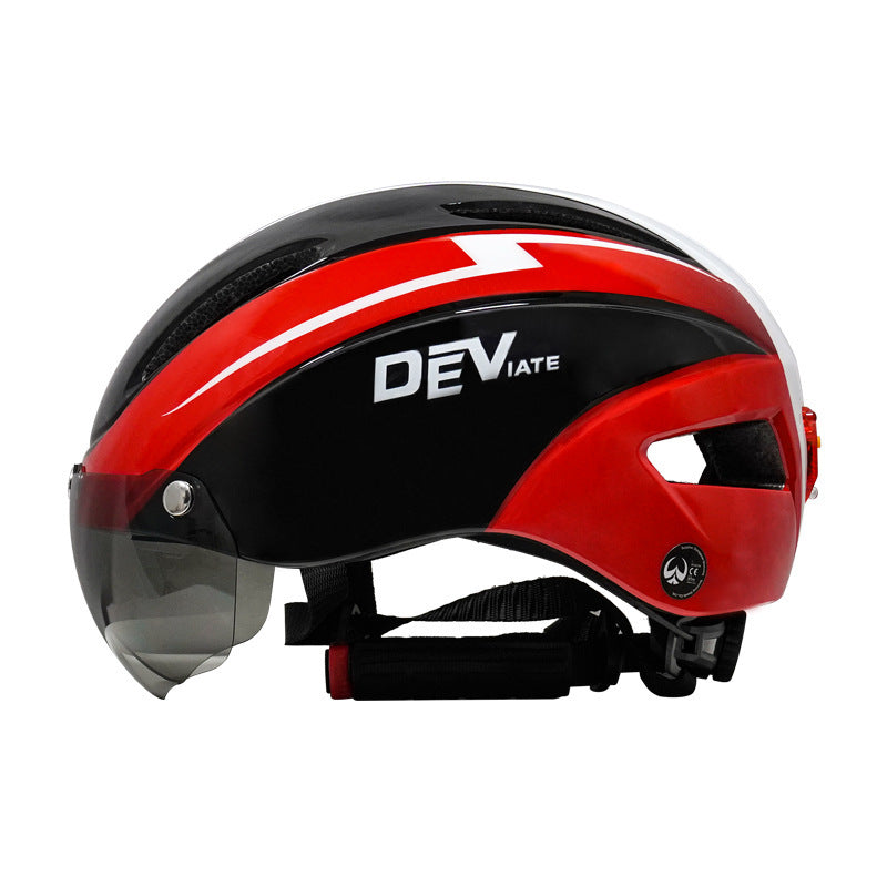 Bicycle Helmet Riding Helmet Sports Helmet Goggles Riding Helmet Restraint Taillight